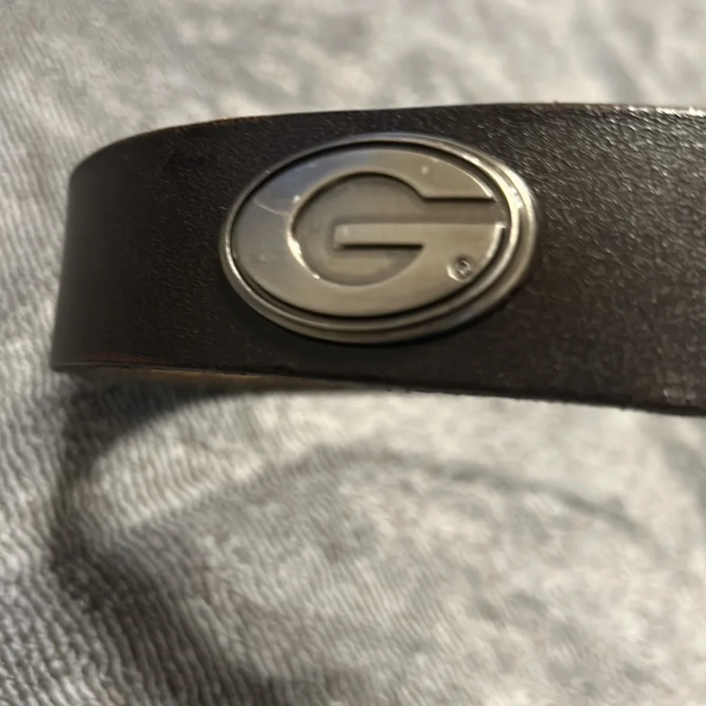 Brown Belt with UGA Emblems